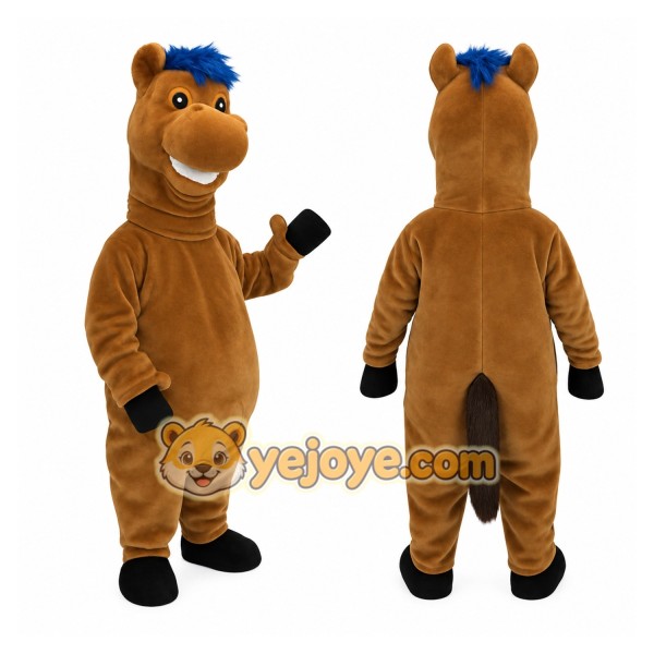 Brown Horse Mascot Costume
