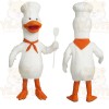 White Duck Chef Mascot Costume