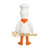 White Duck Chef Mascot Costume White Duck Chef Mascot Costume