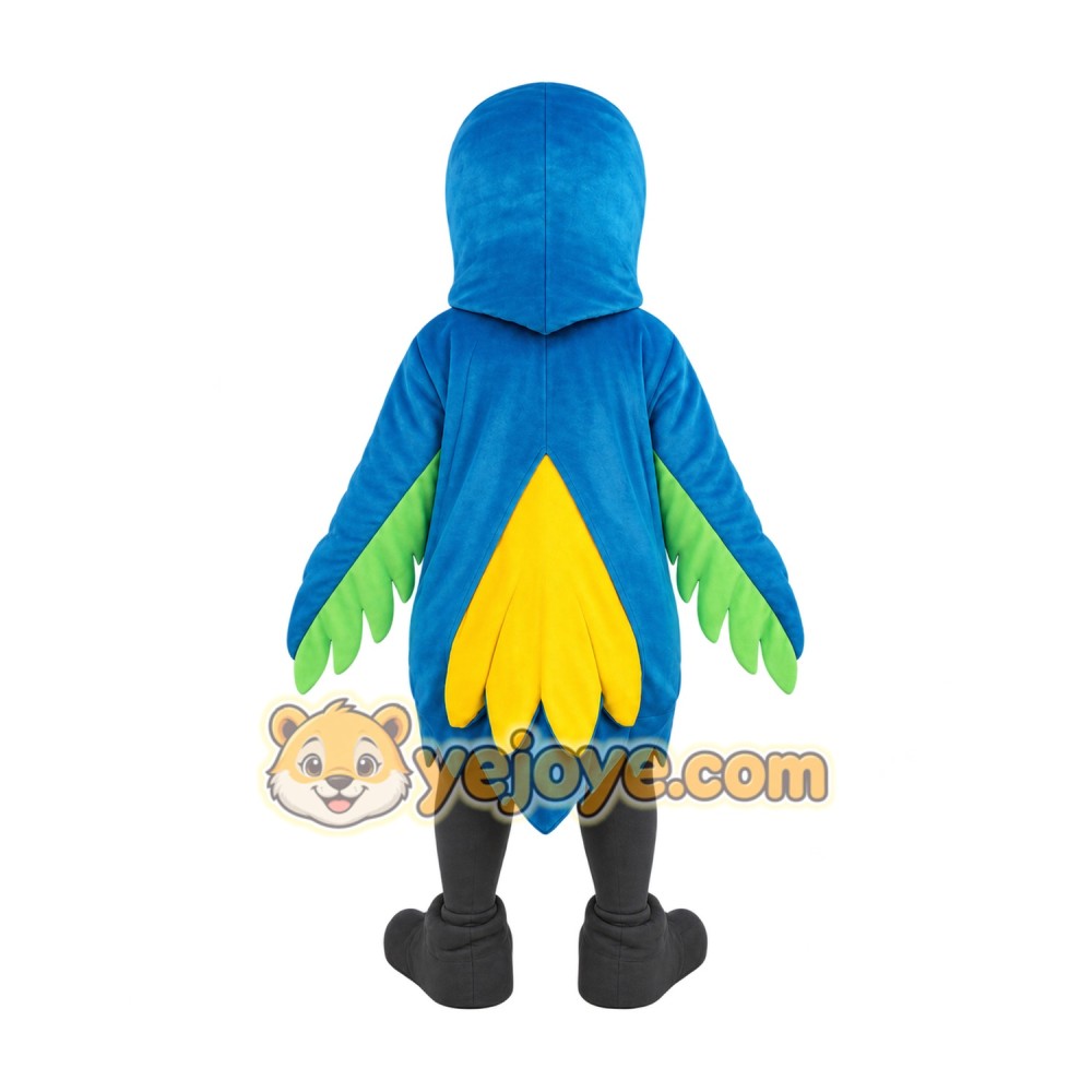 Blue Parrot Mascot Costume Blue Parrot Mascot Costume