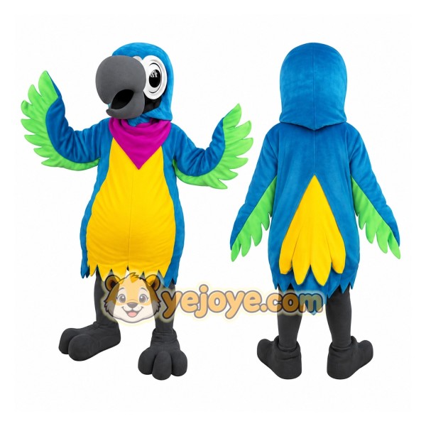 Blue Parrot Mascot Costume