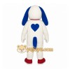 White Dog Mascot Costume