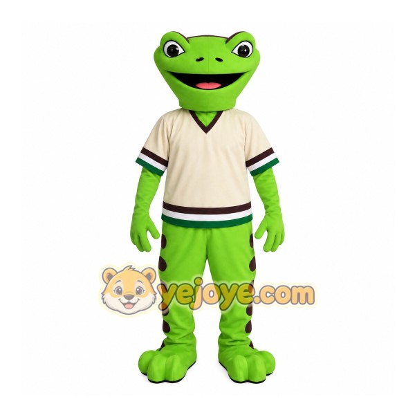 Green Frog Mascot Costume