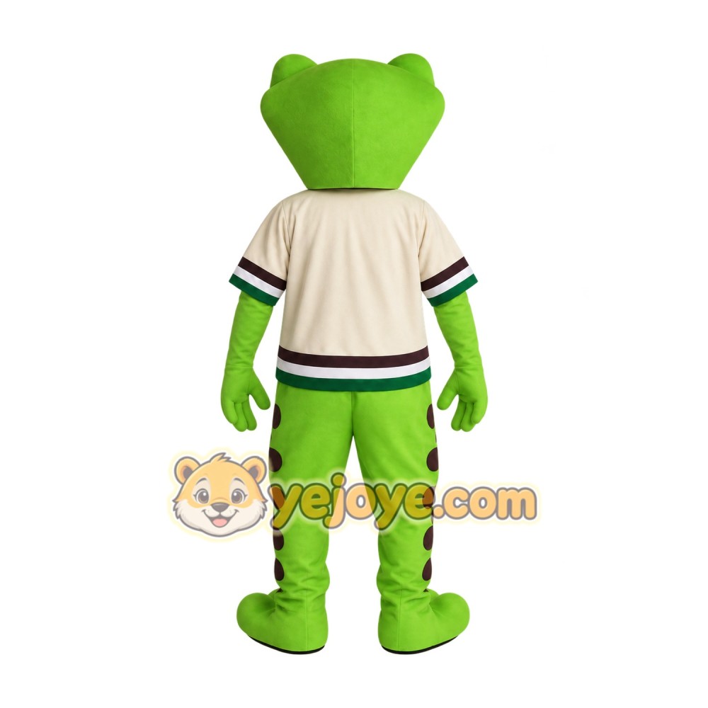 Green Frog Mascot Costume Green Frog Mascot Costume