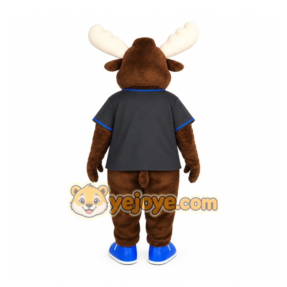 Brown Moose Mascot Costume Brown Moose Mascot Costume