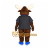 Brown Moose Mascot Costume Brown Moose Mascot Costume