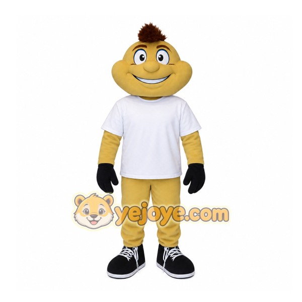 Yellow Character Mascot Costume