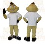 Yellow Character Mascot Costume