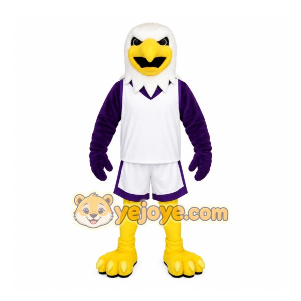 Yellow Eagle Mascot Costume
