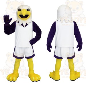 Yellow Eagle Mascot Costume