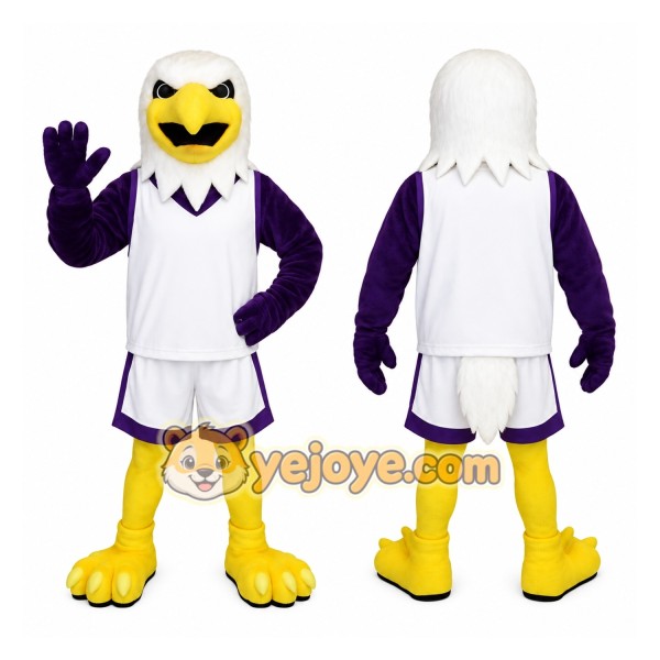 Yellow Eagle Mascot Costume