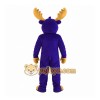 Purple Moose Mascot Costume