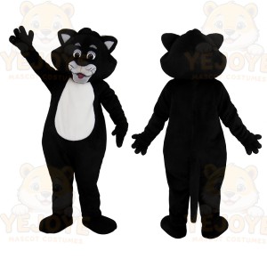 Black Cat Mascot Costume