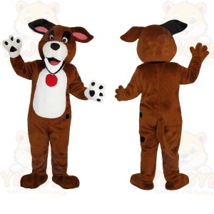 Brown Dog Mascot Costume