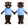 Brown Beaver Mascot Costume