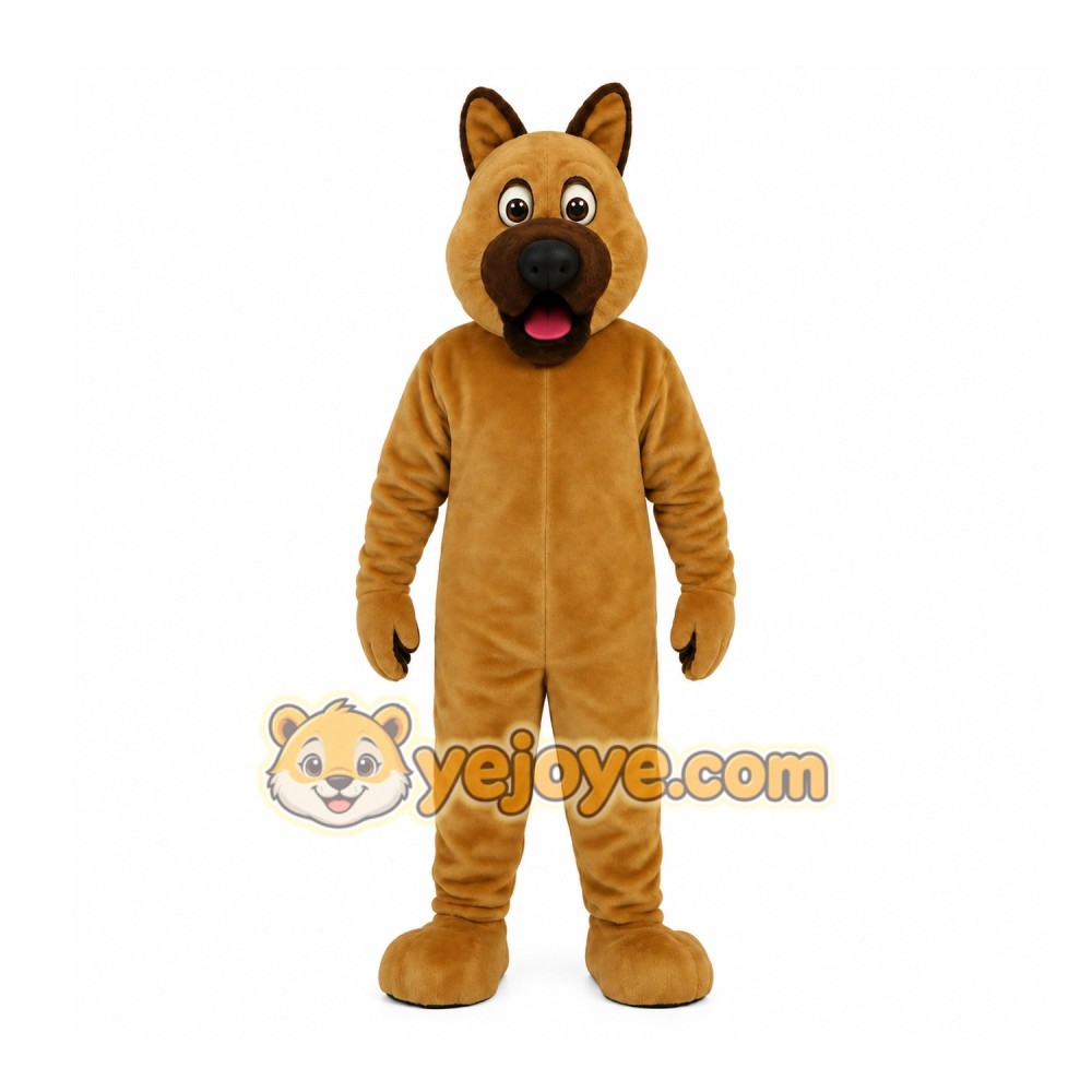 Brown Dog Mascot Costume Brown Dog Mascot Costume