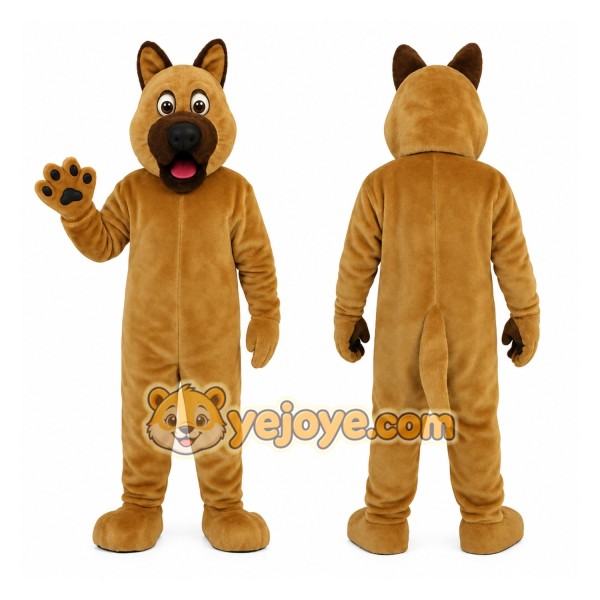 Brown Dog Mascot Costume