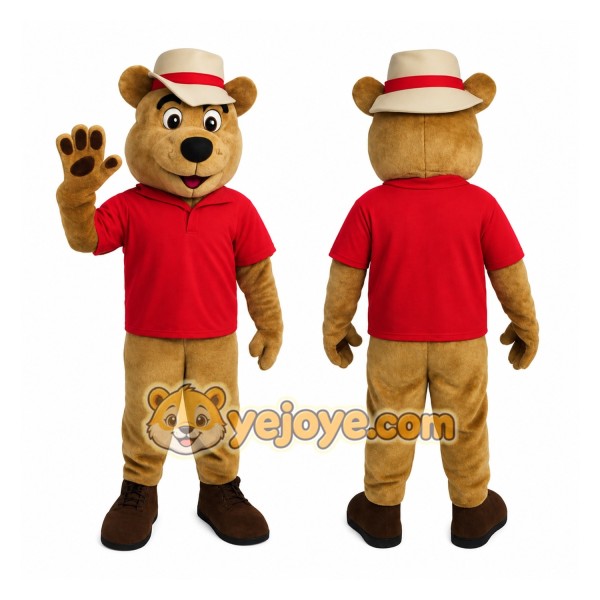 Brown Bear Mascot Costume
