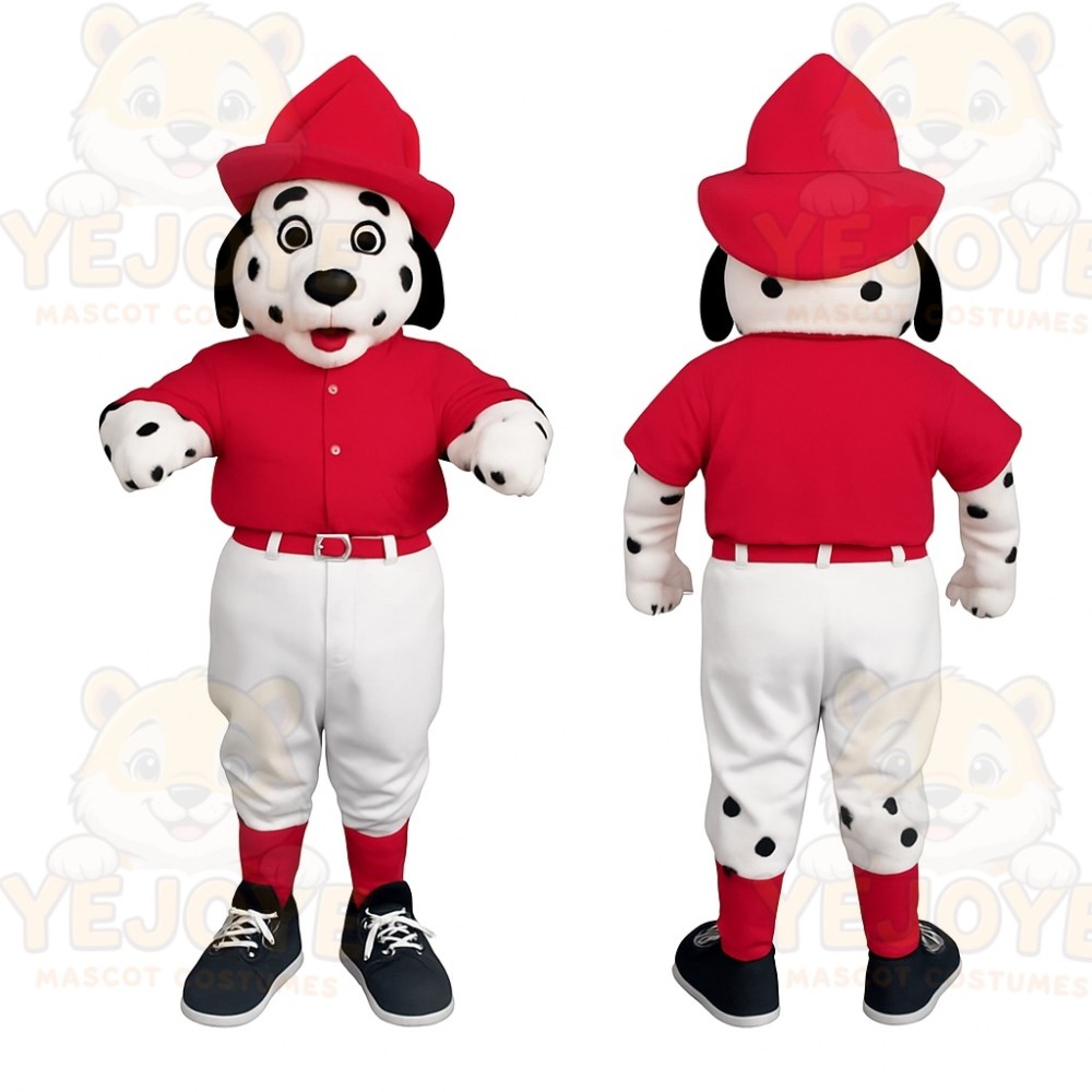 Red Dog Mascot Costume