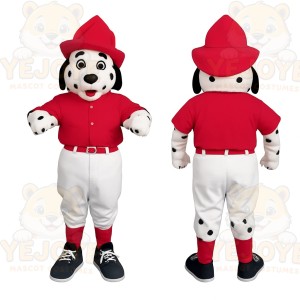 Red Dog Mascot Costume