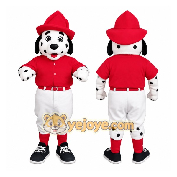 Red Dog Mascot Costume