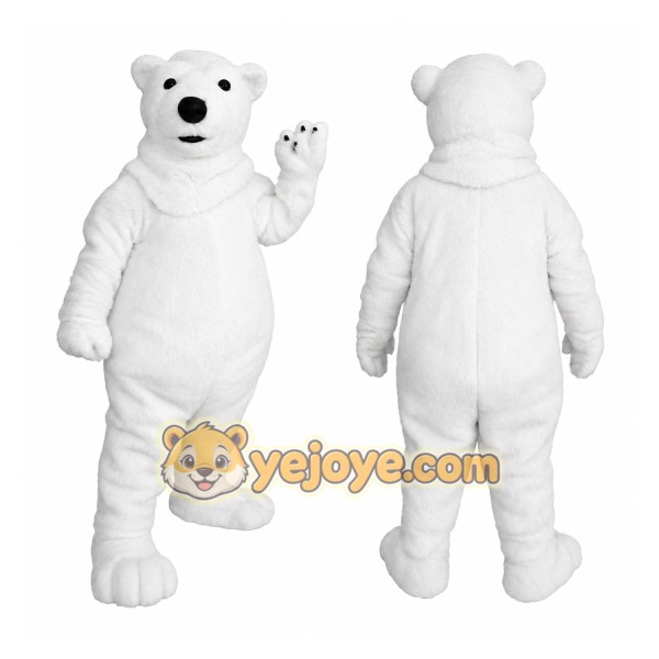 White Bear Mascot Costume