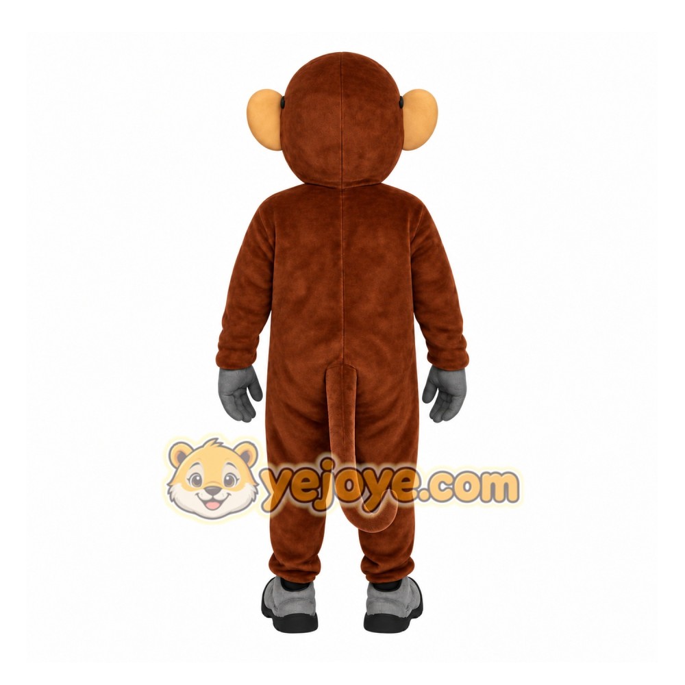 Brown Monkey Mascot Costume Brown Monkey Mascot Costume