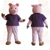 Pink Pig Mascot Costume