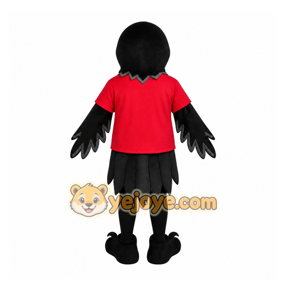 Black Bird Mascot Costume Black Bird Mascot Costume