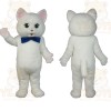 White Cat Mascot Costume