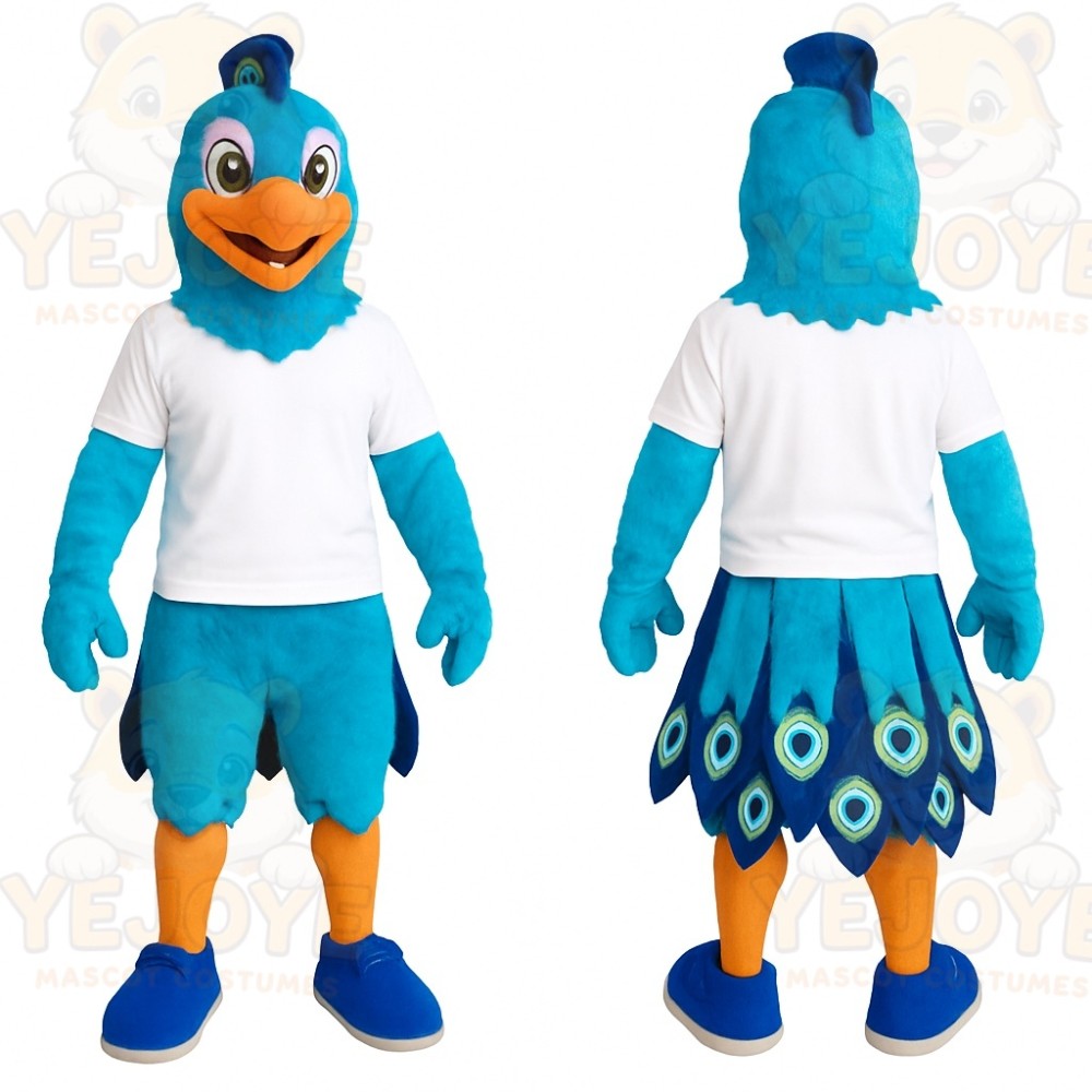 Blue Bird Mascot Costume