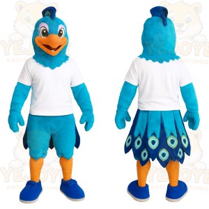Blue Bird Mascot Costume