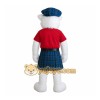 White Dog Mascot Costume White Dog Mascot Costume