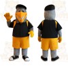 Gray Bird Mascot Costume