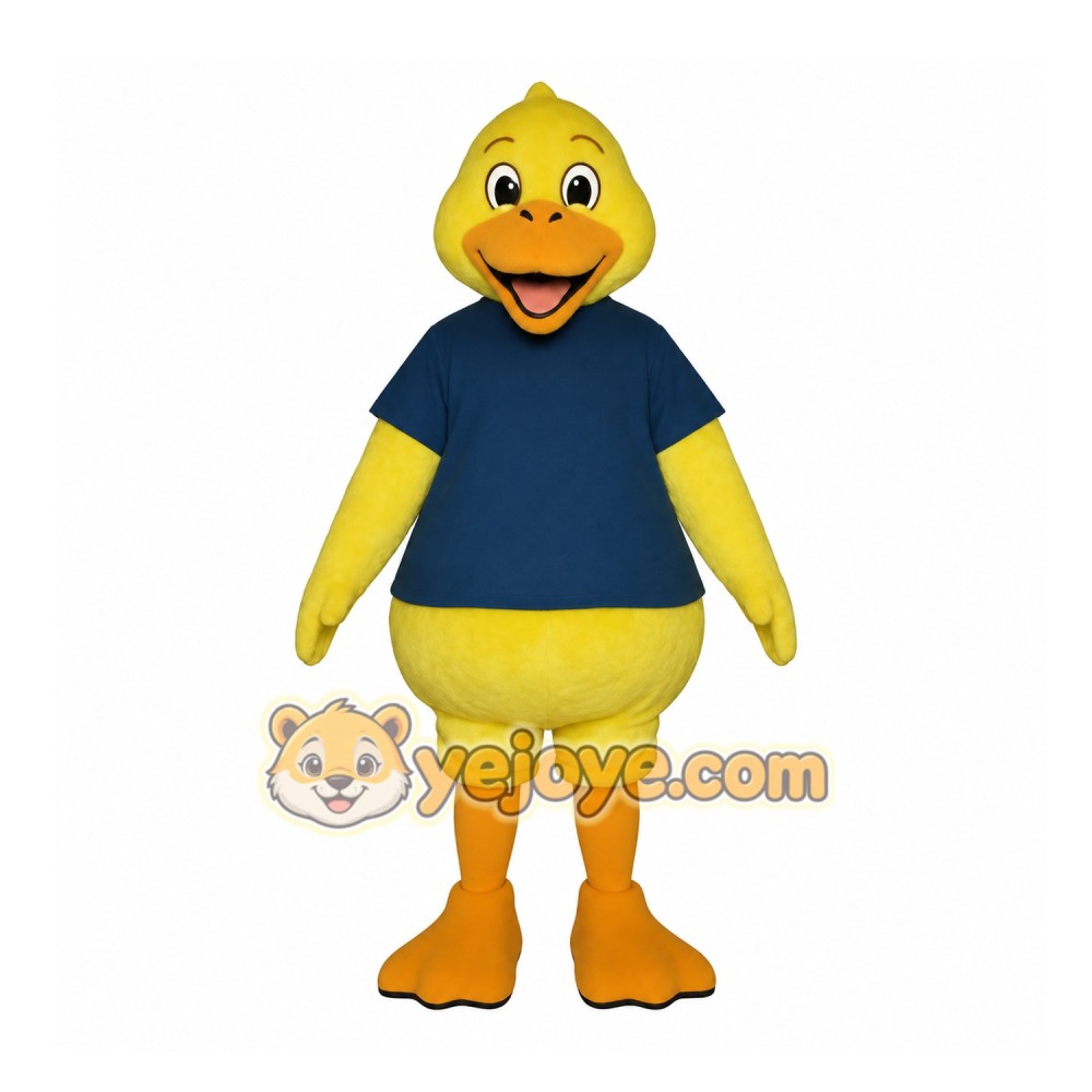 Yellow Duck Mascot Costume