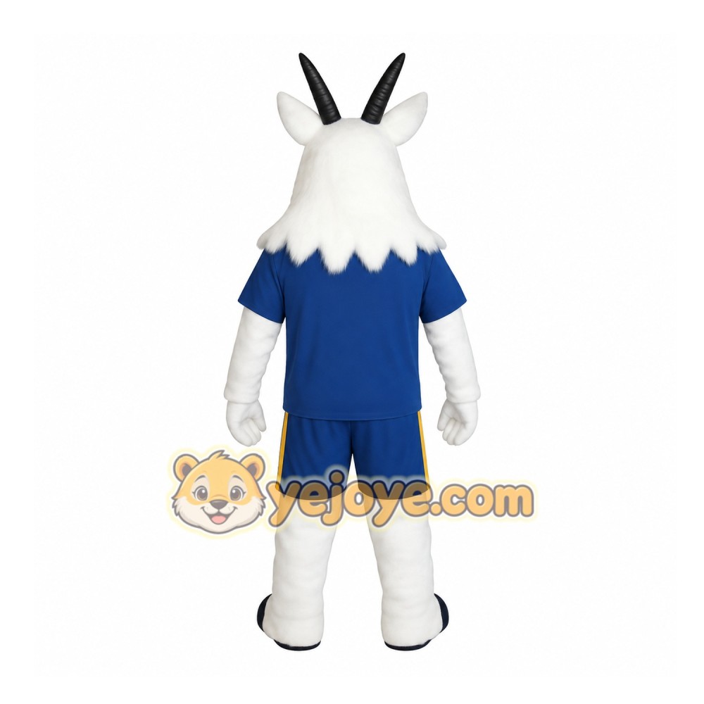Blue Goat Mascot Costume Blue Goat Mascot Costume