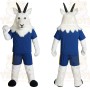 Blue Goat Mascot Costume