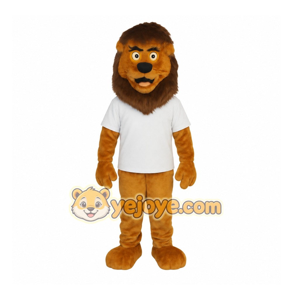 Brown Lion Mascot Costume Brown Lion Mascot Costume