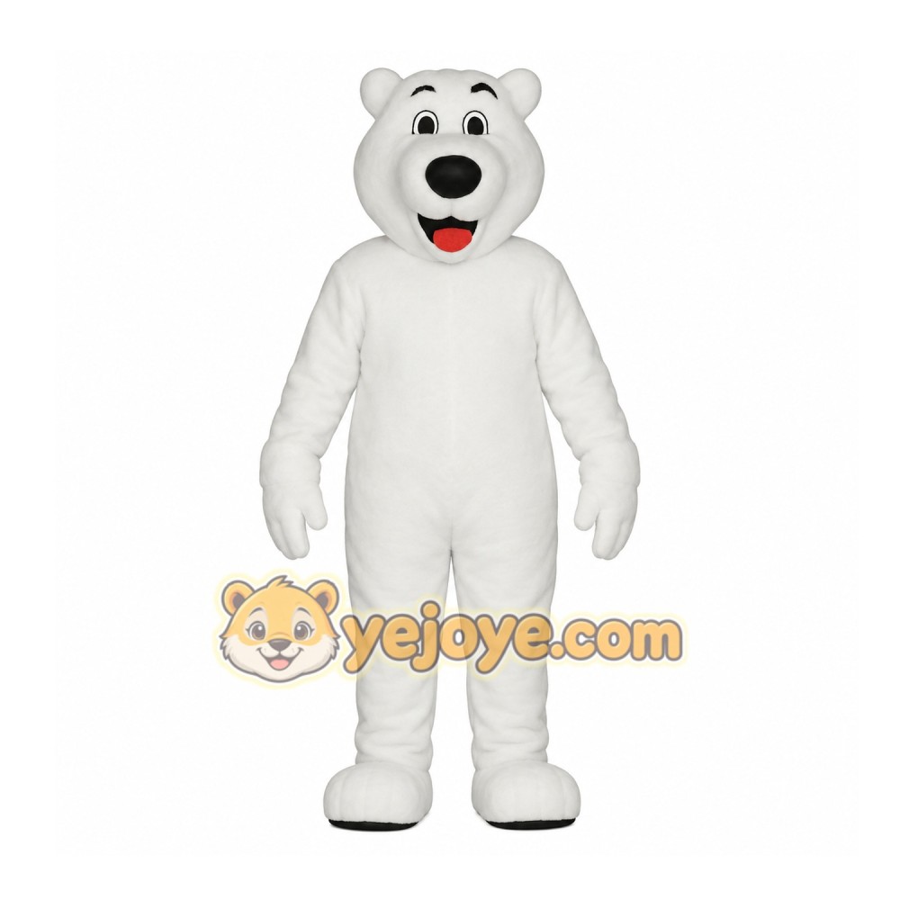 White Polar Bear Mascot Costume White Polar Bear Mascot Costume