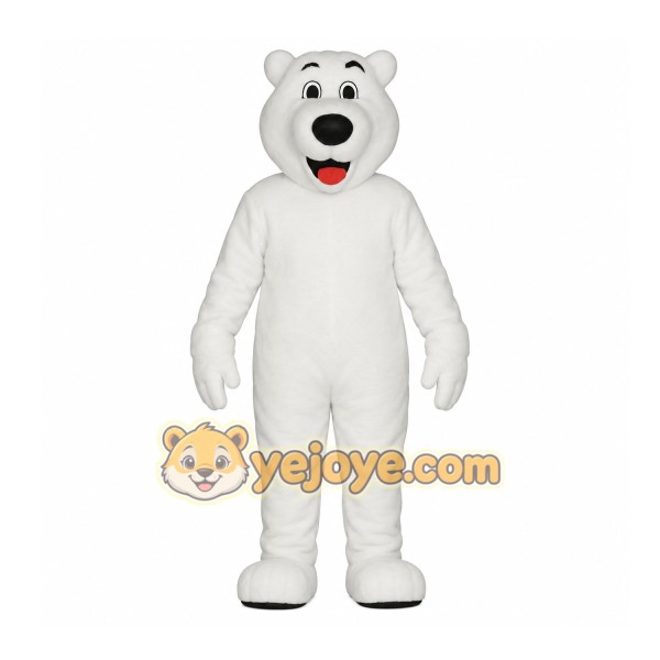 White Polar Bear Mascot Costume