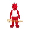 Red Dragon Mascot Costume