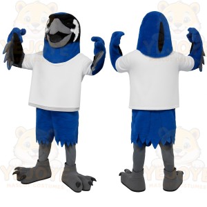 Blue Bird Mascot Costume