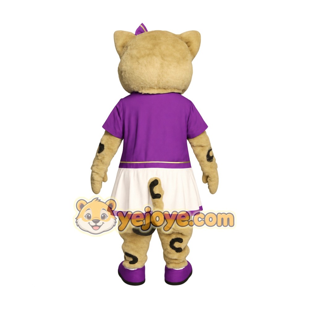 Brown Leopard Mascot Costume