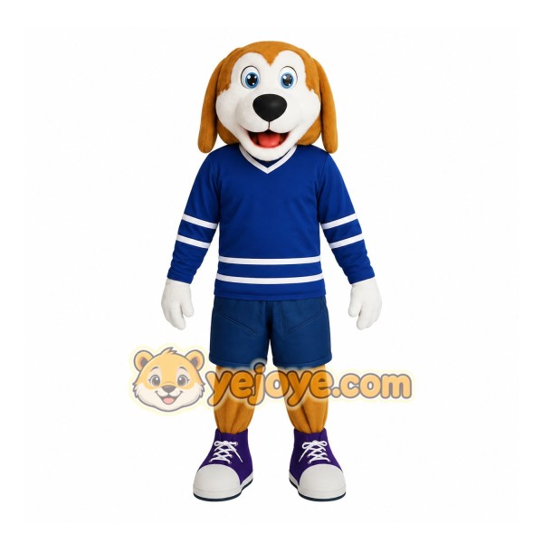 Blue Dog Mascot Costume