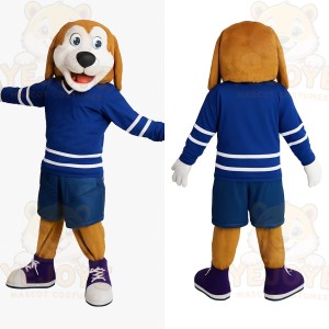 Blue Dog Mascot Costume