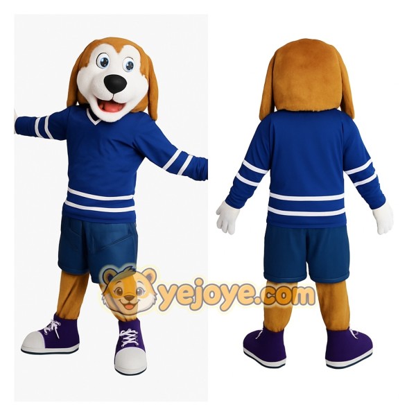 Blue Dog Mascot Costume