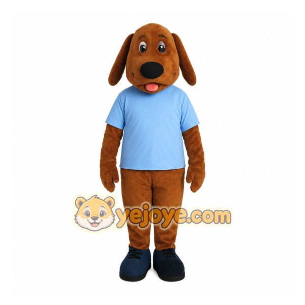 Brown Dog Mascot Costume