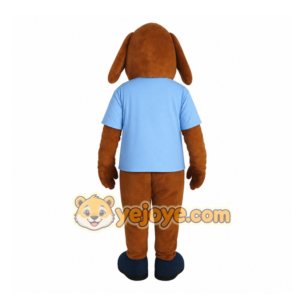 Brown Dog Mascot Costume Brown Dog Mascot Costume