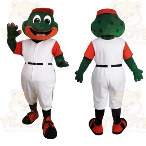 Green Frog Mascot Costume