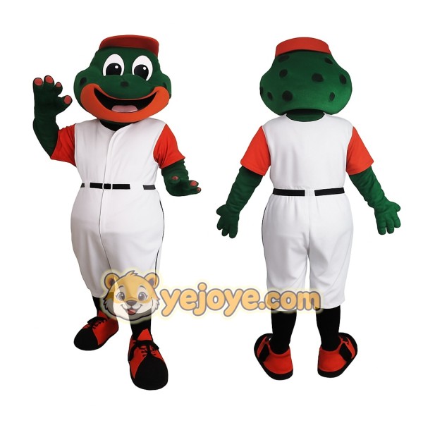 Green Frog Mascot Costume